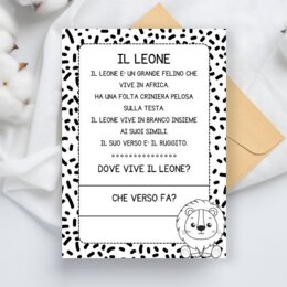 Esercizi lettura prima elementare