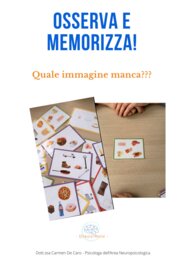 "Osserva e memorizza! Quale immagina manca?"