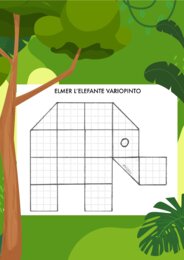Elmer, l'elefante variopinto geometrico (puzzle)