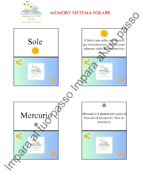 Memory a tema Sistema Solare