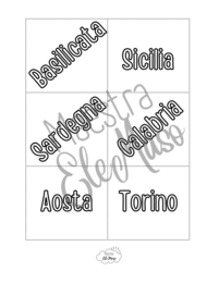 Memory delle regioni e dei capoluoghi