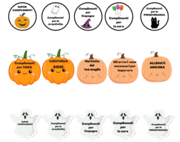 Stickers "valutazioni" per quaderni - Halloween