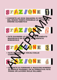 Parole per un nuovo anno/classe prima