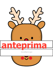 Caro Omino di Pan di Zenzero, Babbo Natale o Renna Rudolph?