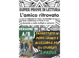 📘🤝 3x Test di lettura su «L’amico ritrovato» di Fred Uhlman ✨ (Versione A/B – per capitoli, in classe)