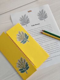 Lavoretto creativo per l'8 marzo - Fiaba Mimosa