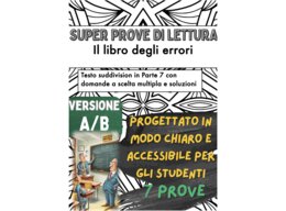 📘✏️ 7x Test di lettura su «Il libro degli errori» di Gianni Rodari ✨ (Versione A/B – per capitoli, in classe)