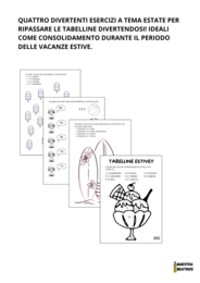 TABELLINE ESTIVE