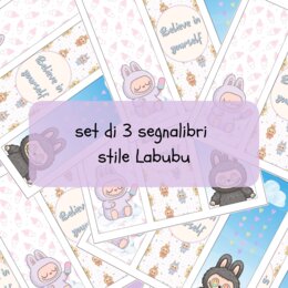 Kit scuola stile Labubu