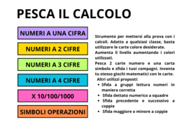 Pesca il calcolo / allenamento per tutte le classi