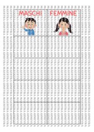 Elementi del calendario infanzia