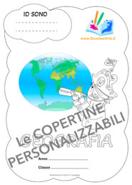 Copertine "Scuola e Arte" stampabili personalizzabili