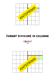 Format divisione in colonna