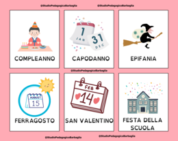 Feste e simboli – Schede lessicali