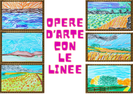Opere d'arte con le linee