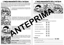 SCHEDE SULL'INQUINAMENTO DELL'ACQUA - SCIENZE - DALLA CLASSE TERZA SCUOLA PRIMARIA