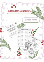 Matematica natalizia classe terza scuola primaria