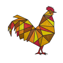 Animali geometrici da colorare