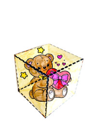 ❤️ Gioco di carta: Flexagon di San Valentino