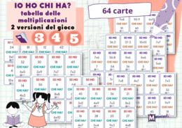 TABELLA DELLE MOLTIPLICAZIONI - Io ho, chi ha?
