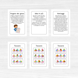 Gioco di logica con i gelati