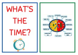 FLASHCARD: L'OROLOGIO IN INGLESE