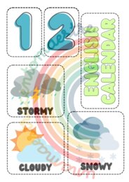 Calendario in inglese