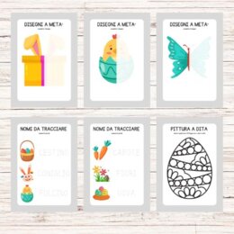Schede didattiche Pasqua - Mega Bundle
