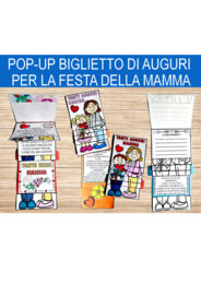 🌸Biglietto pop up per la festa della mamma