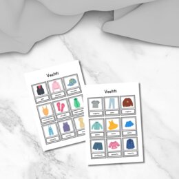 Flashcards vestiti in italiano