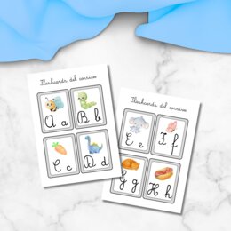 Flashcards sul corsivo
