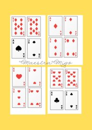 Carte con i 4 semi