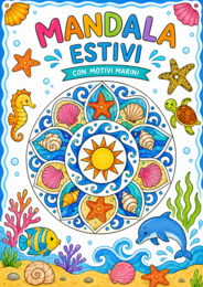 Mandala estivi con motivi marini