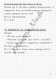14 marzo Pi greco day attività di matematica classe quinta scuola primaria