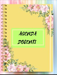 AGENDA PLANNER DOCENTI DIGITALE CLICCABILE