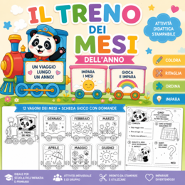 Il trenino dei mesi - storia primaria