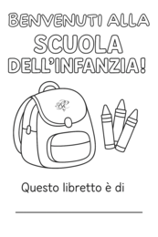 Benvenuti alla scuola dell'infanzia