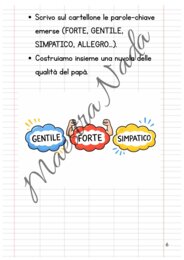 UNITÀ LABORATORIALE: “IL MIO PAPÀ È SPECIALE” Italiano classe prima scuola primaria