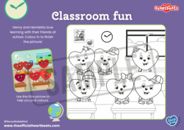 The Heartbeats - Classroom fun - Colouring