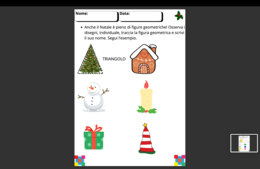Un mondo di forme - tema Natale