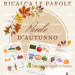 Ripassa le parole d'autunno da A a Z