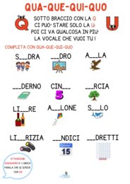 PAROLE CON CU-QU-CQU