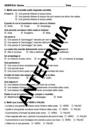 VERIFICA SULL'AMBIENTE DEL MARE CLASSE SECONDA PRIMARIA