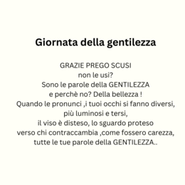 Giornata della gentilezza