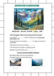 CLIL Geografia classe 3: i paesaggi - CLIL Geography Year 3: landscapes