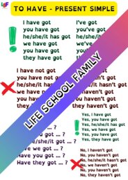 ENGLISH - present simple to be, to have, to do, to can, to like
