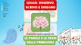 PRIMAVERA: SCRIVERE E LEGGERE PAROLE E FRASI