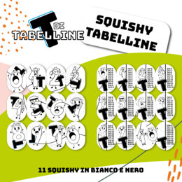 Kit "TdiTABELLINE" PaperSQUISHY e Poster (e numeri) in CT con MAESTRAINBLUEJEANS