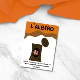 Lavoretto albero con scoiattolo