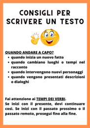 Regole per scrivere un testo